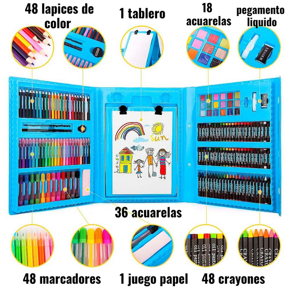 Mega Set de Arte de 208 Piezas – Mi tienda