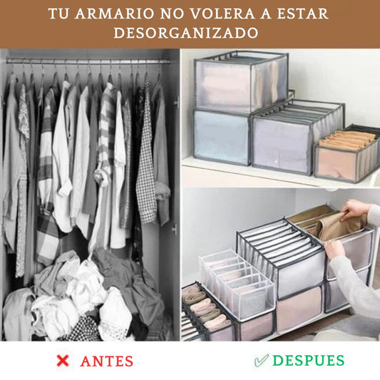 Organizadores premium™ de ropa pack x3