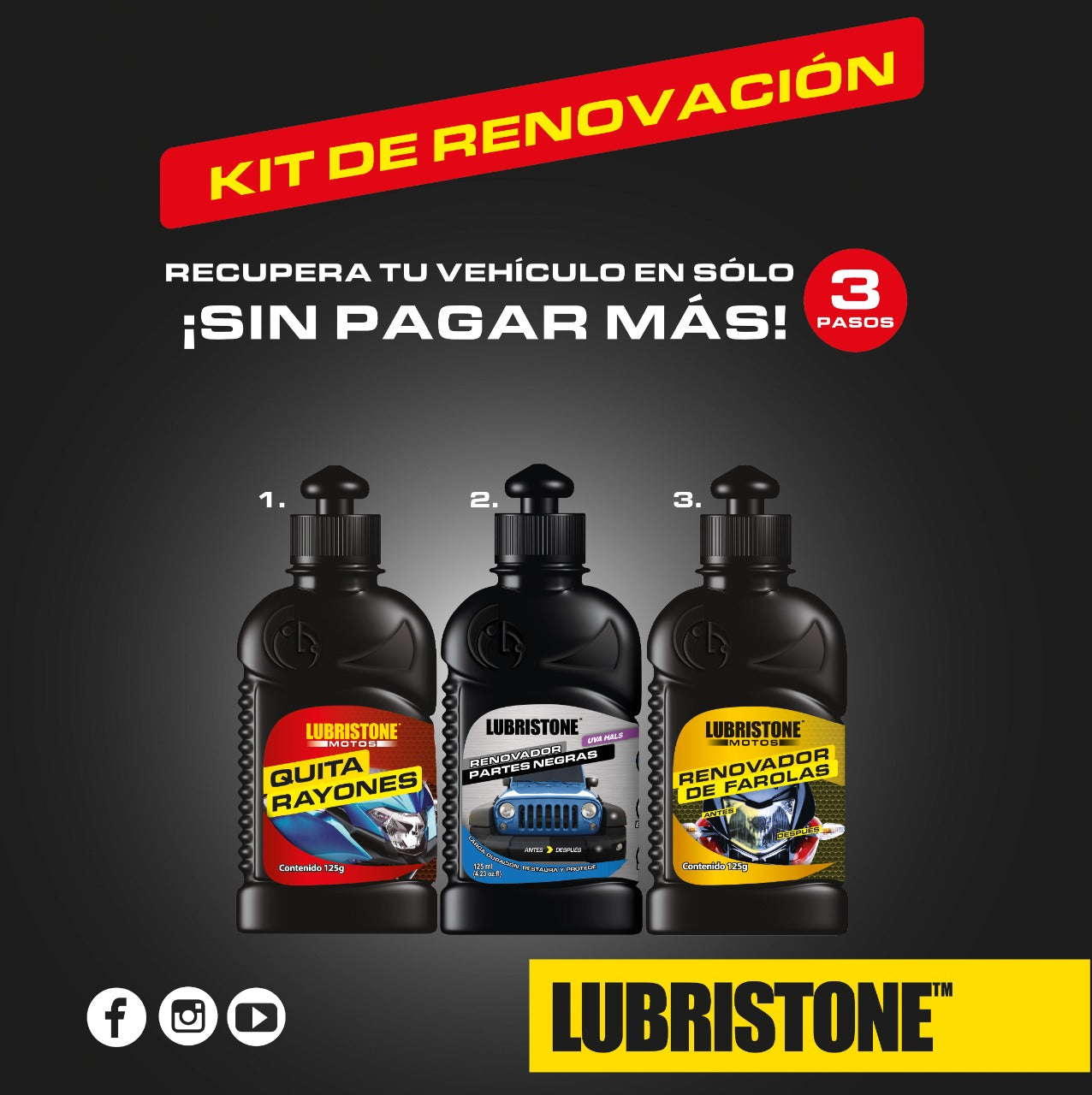 KIT renovación premium 3x1 LUBRISTONE ™