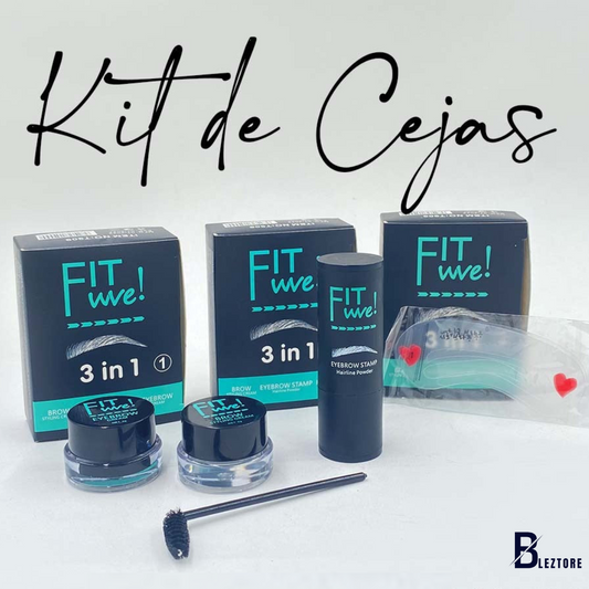 Kit sello para cejas 3 en 1 + regalo 🎁